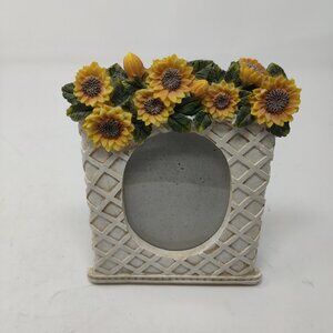 3D Picture Frame Approx 6.75"x5.25" Photo Spring Summer Sunflower Garden